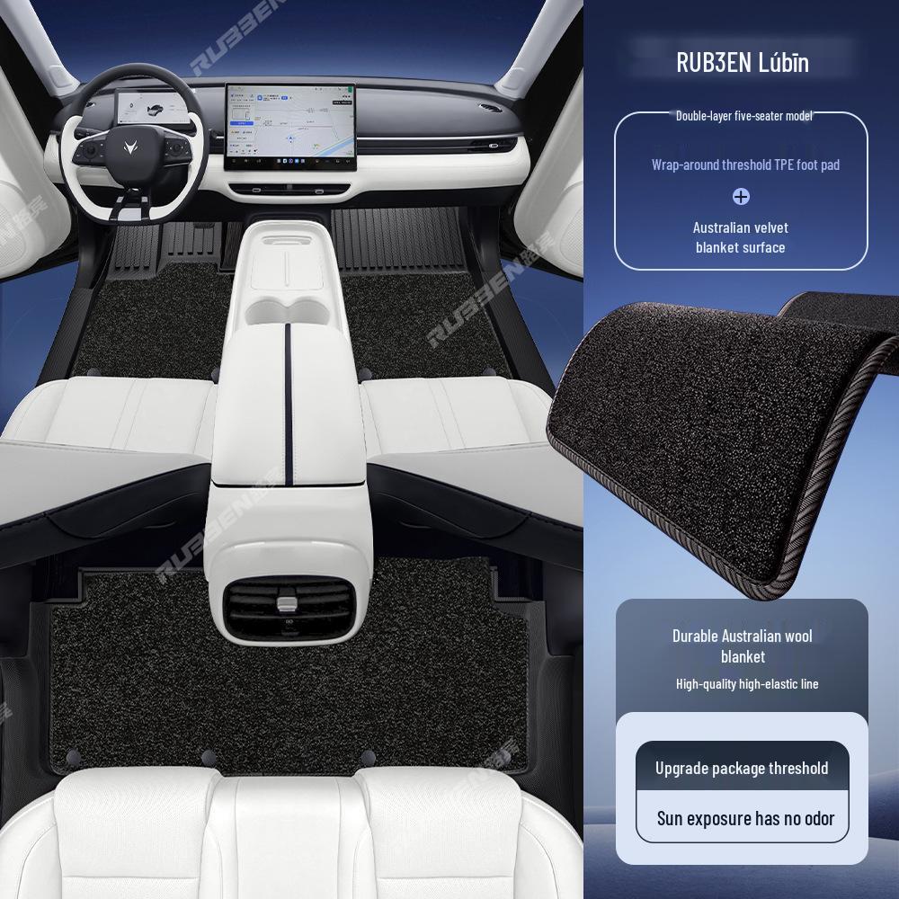 Lubin Provides Comprehensive Interior Modification Accessories for the Geely T1/Alfa T5, Such As Door Sills and TPE Floor Mats.