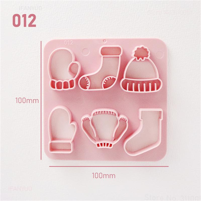 Various Shaped Clay Cutter Molds Geometry Palm Leaf Christmas Tree Polymer Clay Earrings Making Mold for Cookie Pendant Jewelry