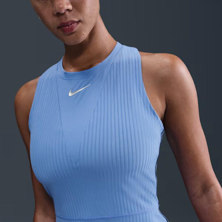 Nike Court Slam Dri-FIT Comfortable Fashion Versatile Simple Solid Color Tennis Shirt Women tops HJ8296-494