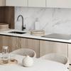 Samoprzylepny Element Dekoracyjny Winylowy Do Domu 100X50 Cm Biały Elegancki Marmur