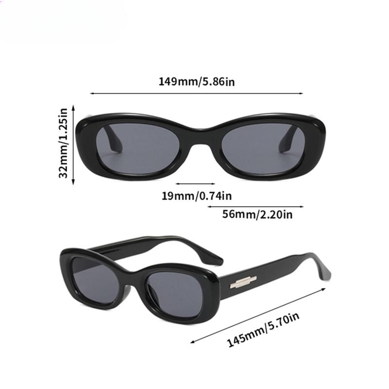 Small Oval Sunglasses for Women Fashion Gradient Vintage Trendy Sun Glasses Luxury Brand Designer Shades Eyewear Gafas De Sol