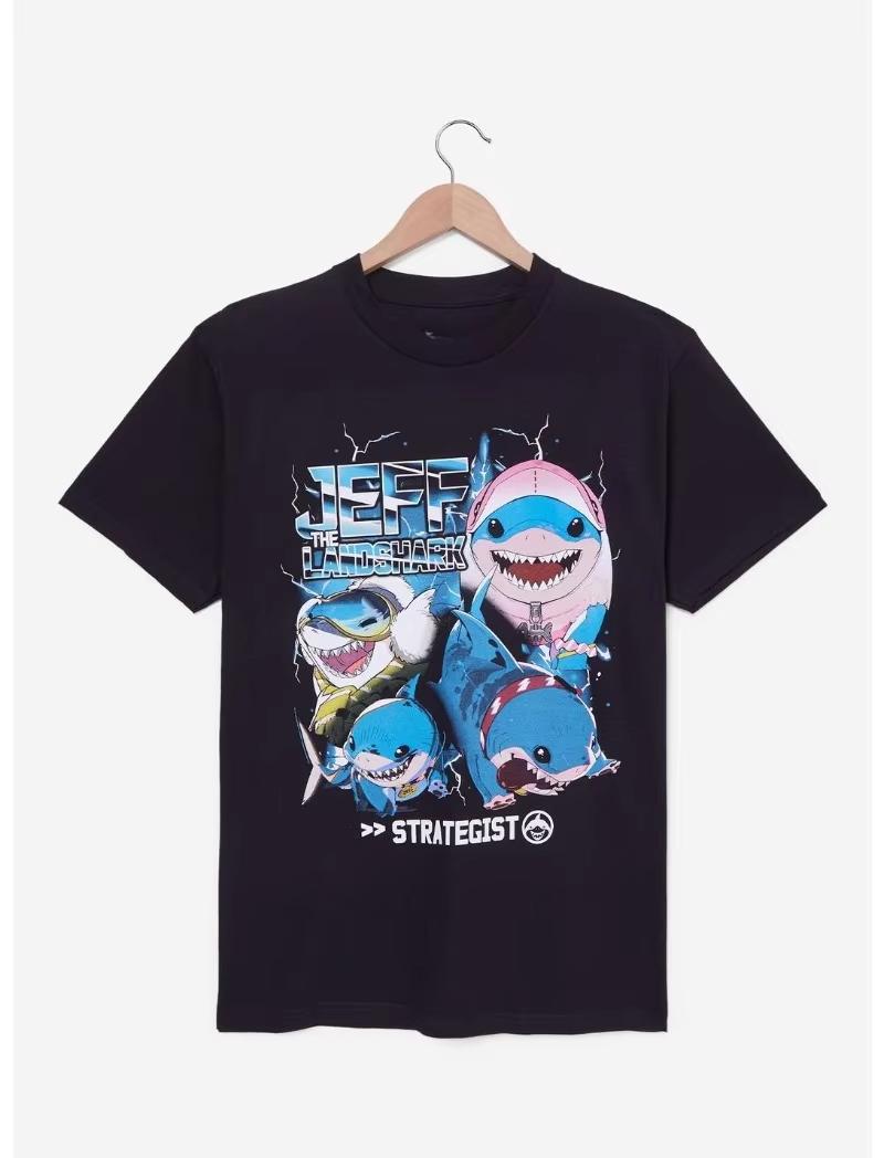 Marvel Rivals Jeff The Landshark MultiPortrait Summer Tshirt Top S