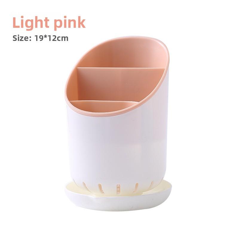 Chopstick Holder Storage Box, Plastic Water-draining Household Spoon Rack, Multi-functional Kitchen Tableware Storage and Storage