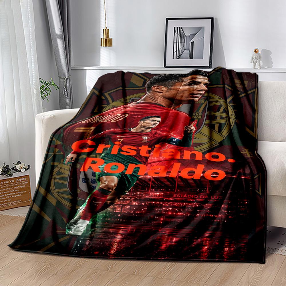 Cristiano Ronaldo 194 Blanket Durable Comfort Great for Bed Chair Bedding Four Seasons Universal Modern Gifts For Family Or Friends
