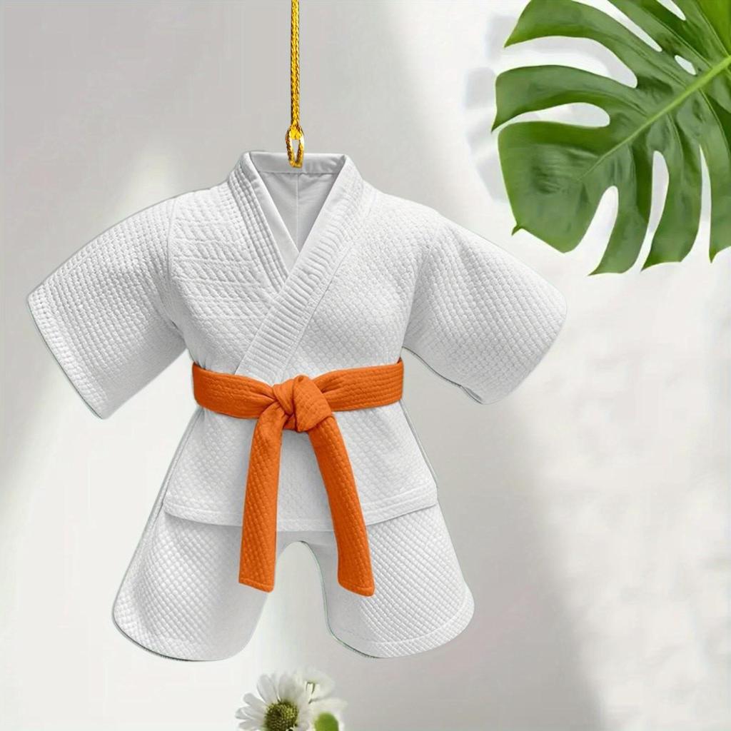 Acrylic Taekwondo Theme Keychain & Car Ornament