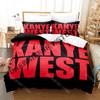 3D Print Kanye West Bedding Set Single Twin Full Queen King Size Bed Set Adult Kid Bedroom Duvetcover Sets Cool Bed Sheet Set