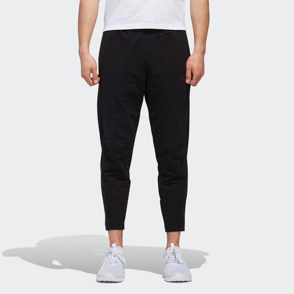Adidas Neo Logo Casual Slim Pants Men Bottoms Black EJ7078