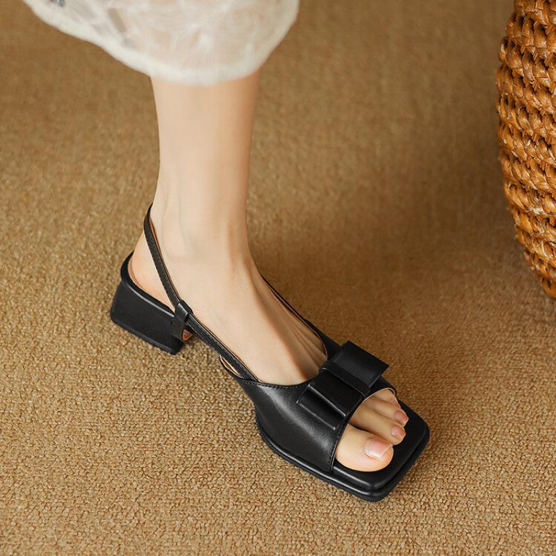 

Summer European and American size sandals women s square head silver comfortable rubber soft sole one pedal buckle new sandals women 39 чёрный