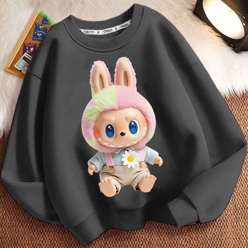 Barneklær Sweatshirts, Langermet Sweatshirts for Gutter og Jenter Om Våren og Høsten