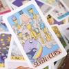 Adventure Time Tarot Deck English Visions Precognition Divination Edition Borad Playing Cards Fun Game for Party Adult Kid Girl