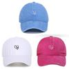 Classic Cotton Baseball Cap With Embroidered Letters For Casual Outdoor Wear