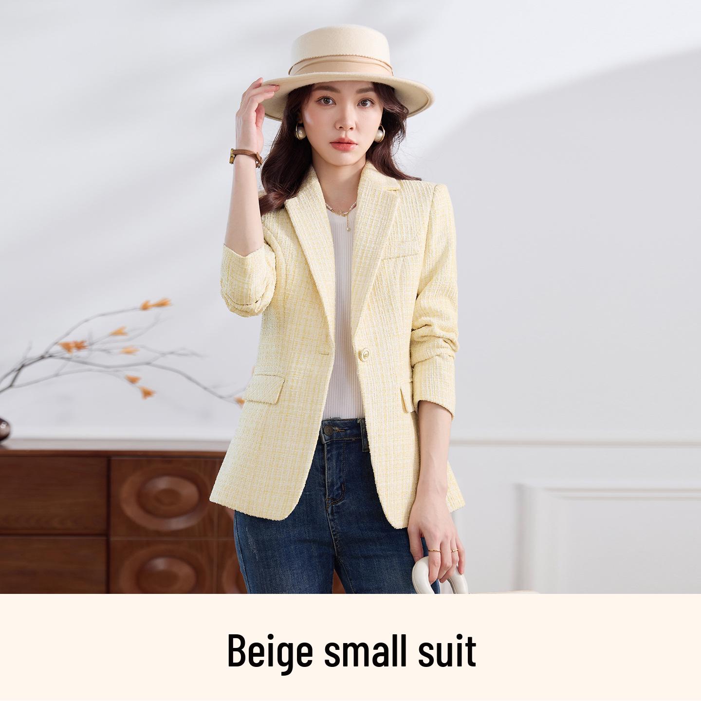 

Women s Petite Pink Suit Jacket - 2026 Spring Collection: Elegant, Casual, Stylish S