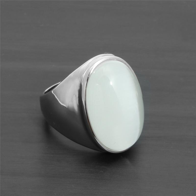 Women's Fashion Sapphire Ring - Stainless Steel & Titanium Electroplated Stone Ring
