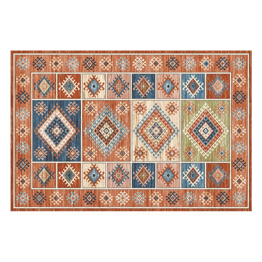 Persian Carpet Living Room Tea Table Bedroom Non Slip Carpet Anti Dirt and Easy To Maintain Sofa Carpet