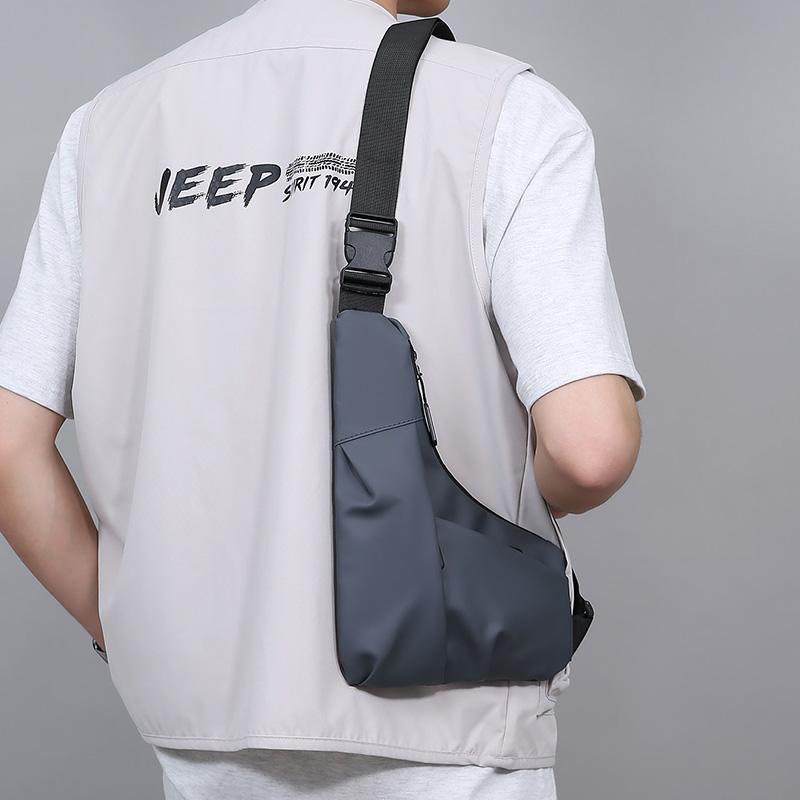 New Men's Chest Bag Guard Against Theft Fashion Sport Crossbody Bag for Commuting Travel Phone Messenger Bags