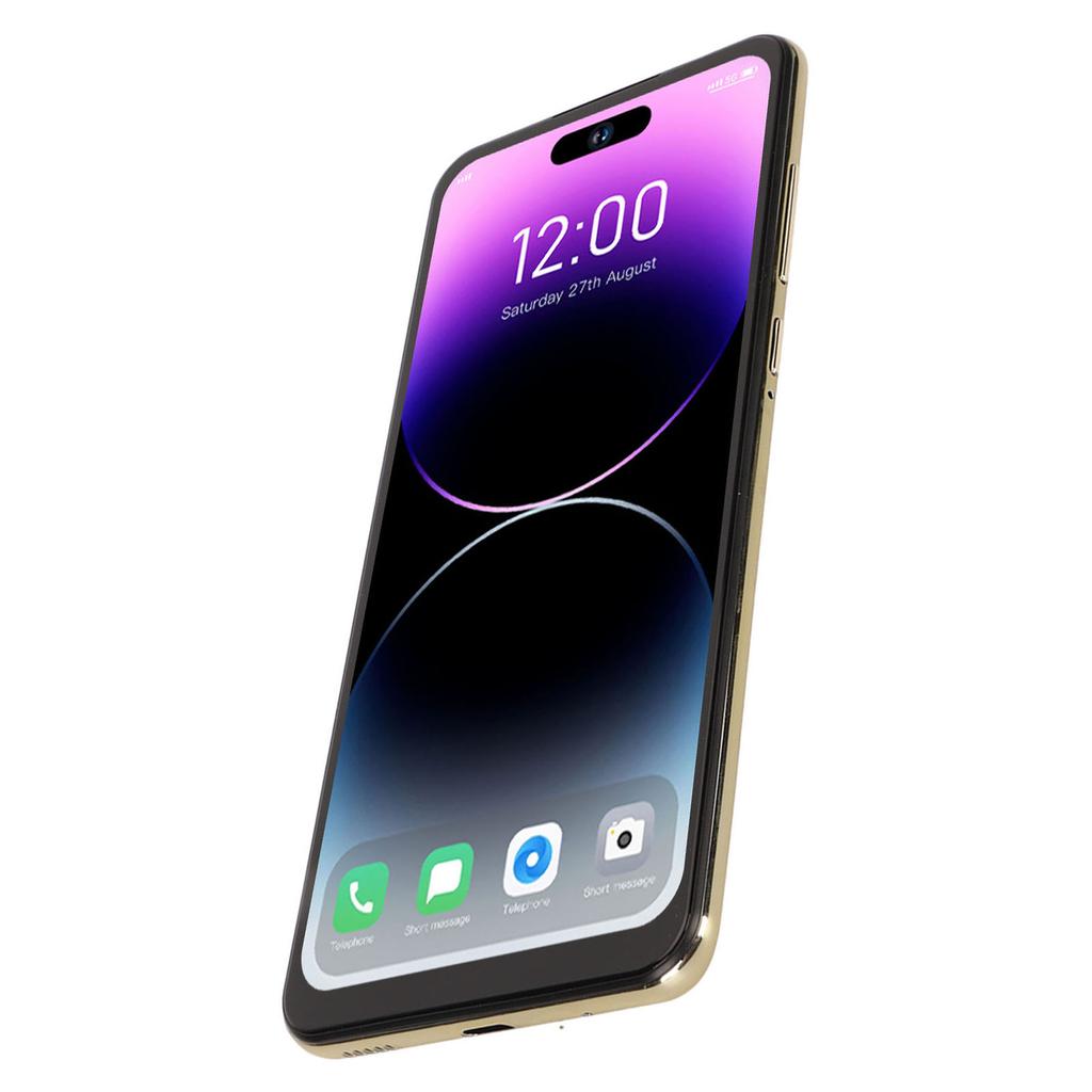 Smartphone Deblocat 6.6 Inch HD 8GB RAM 128GB ROM Cameră 8MP și 24MP Recunoaștere Facială 4G LTE Telefon Mobil Ultra Subțire
