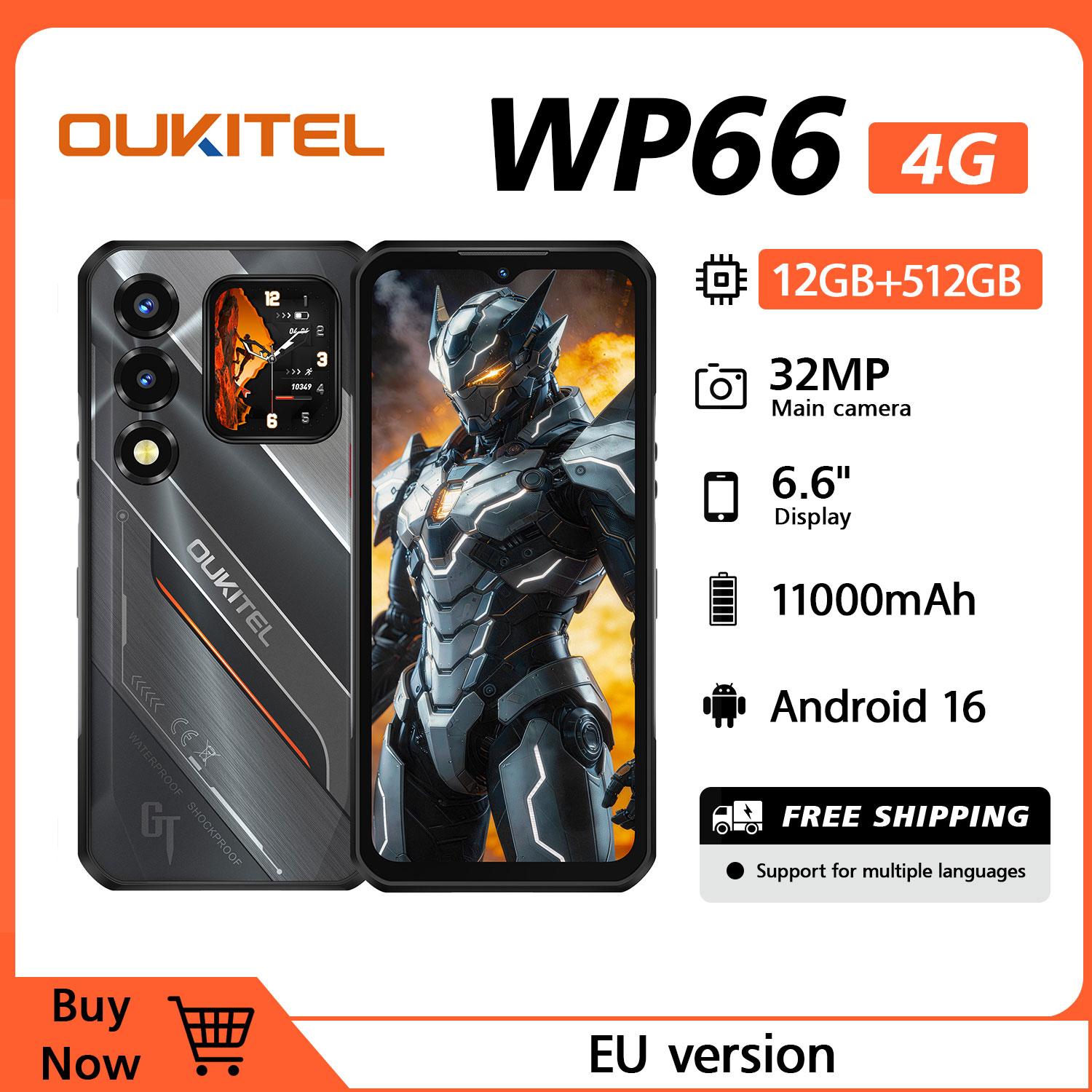 OUKITEL WP66 Android 16 Viedtālrunis, 36