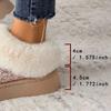 Winter New Women's Thick Bottom Thick Plush Snow Boots Anti slip Waterproof Glitter Cotton Boots