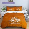 KNVB Pattern Bedding,Quilt Set Quilt Cover Pillowcase Home Birthday Gift(1 * duvet cover + 2 * pillowcase, without core)