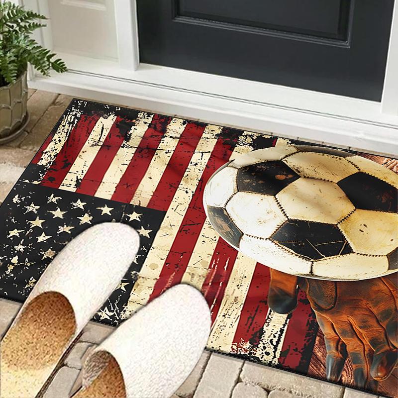 Baseball Passion And Heritage Office Rug Chair Mat, Game Carpet, Suitable for Front Door, Bedroom, Living Room, Desk, Holiday Gift