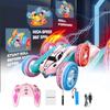 Amazing Colorful Remote Control Stunt Car With Light Up Wheels For Kids Fun