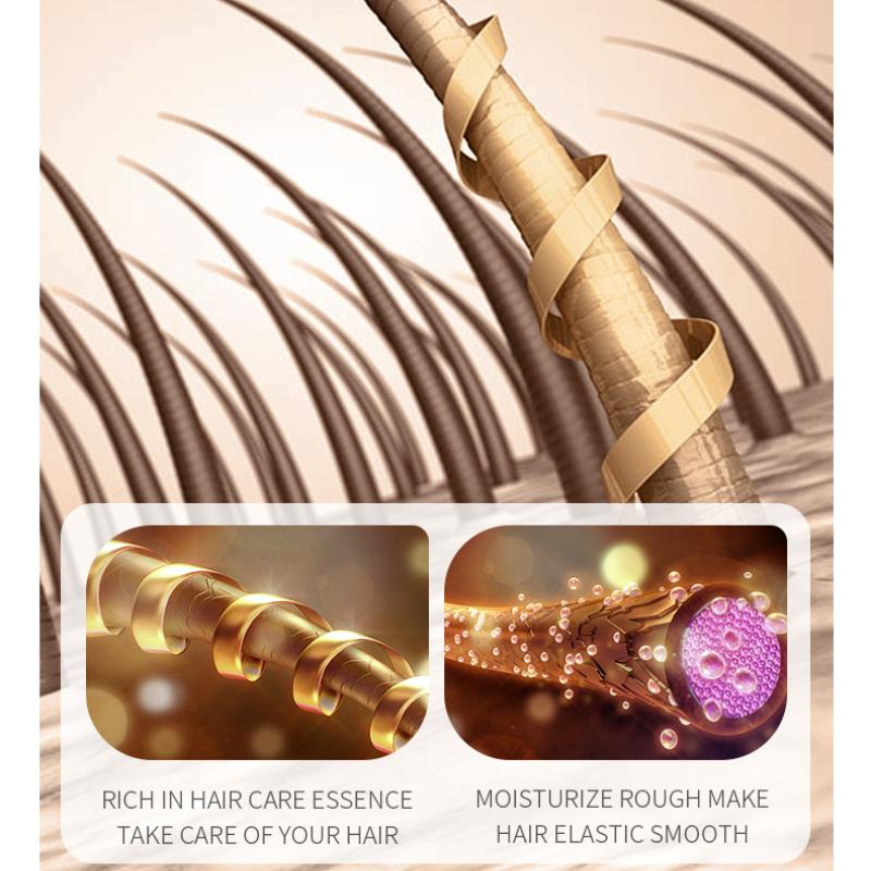 Zázvorová maska na vlasy 10g SADOER zlepšuje krepatění a uhlazuje v přenosném jednotlivém proužku