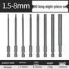 Imperial S2 Alloy Steel Hex Socket Impact Resistant Screwdriver Bit with Strong Magnet - High Hardness Phillips & Torx