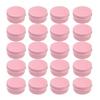 PACKOVE 20 Pieces Cream Lotion Containers Aluminum 50ml Empty Cosmetic Perfect Trips Simple Design Convenient Storing Eyeshadow Lip Balm