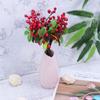 12Pcs Lifelike Simulation Berries Red PVC Christmas Ornaments for Tree Decor Home Party Birthday Baby Shower Wedding DIY Craft