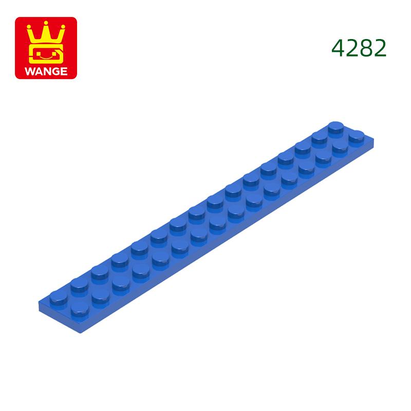 High-Quality 22Pcs/lot 4282 Thin Blocks Plate 2x16 Base Plate Works With featuring Block Moc Colour City Accessories Parts