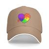 Scarlet Rainbow Heart Baseball Cap Trucker Hat Hip Hop Horse Hat Women'S Beach Outlet Unisex'S