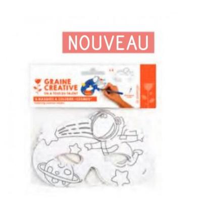 Cardboard Masks To Decorate Cosmo Theme