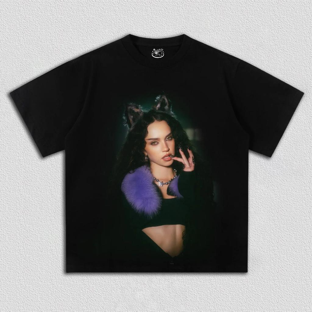 Korean Kpop Band Gril Group KATSEYE Printed T-shirt Women Oversize Y2k Short Sleeve High Quality Harajuku Loose Female Clothing