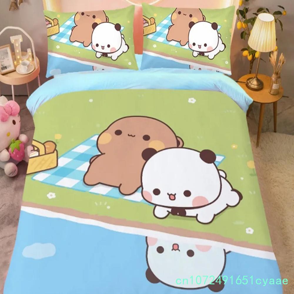 Kawaii Bubu And Dudu Bedding Sets For Children And Adults Lovely Children's Duvet Cover Comforter Bed Single Twin Full King Quee