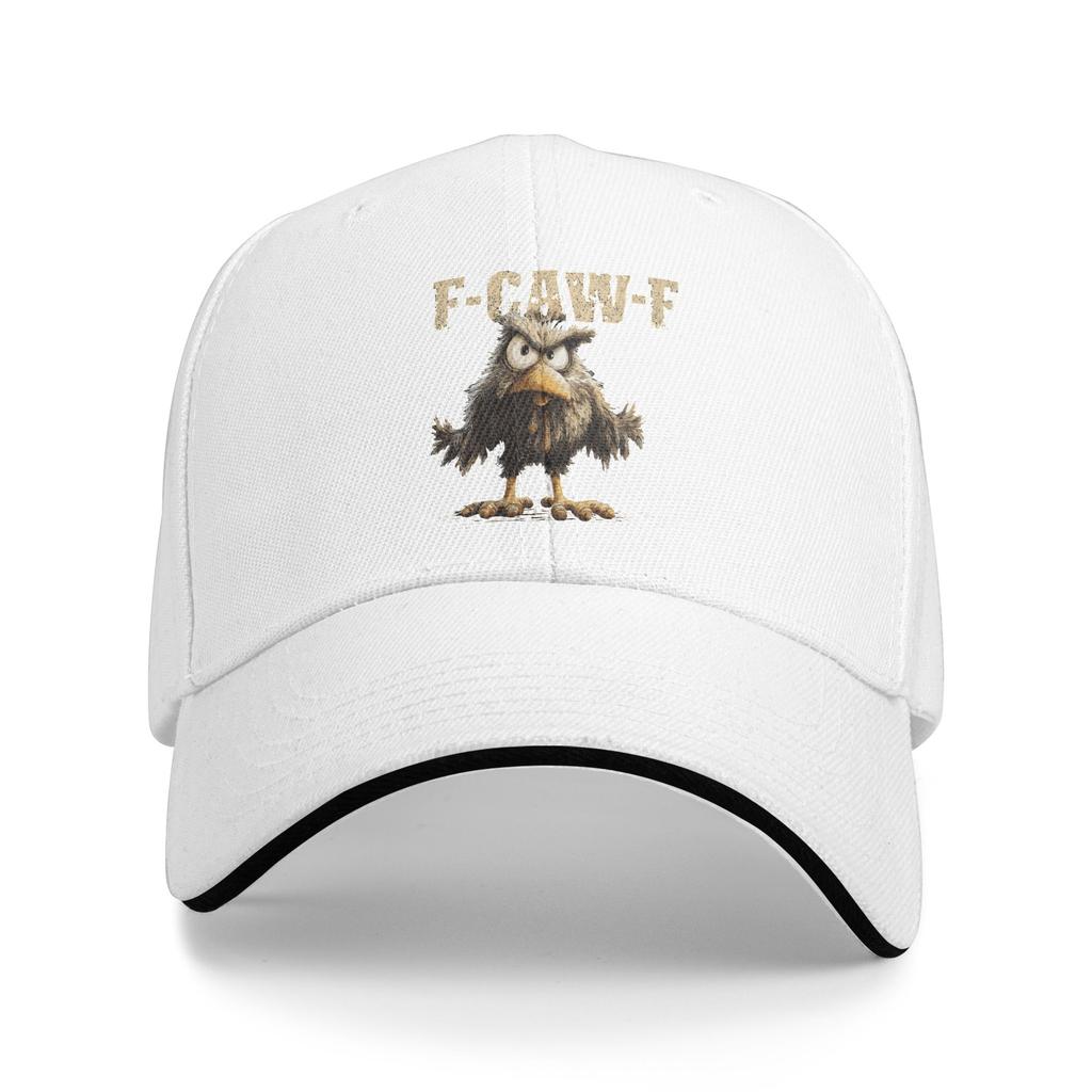 Funny F-Caw-F Chicken Scream Quote Rooster Meme Baseball Cap  Unisex Trucker Hat Spring Retro Hiking Hot Sale Baseball Caps
