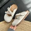 Fashion Thick-soled height-increasing shoes for women, half-closed toe sandals for outdoor wear 2025