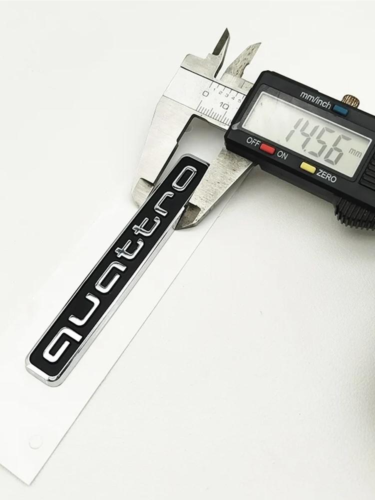 For Audi RS3 Car ABS Rear Tail Trunk Emblem logo For Audi A5 B7 Q7 A3 A4 B8 A6 TT R8 A8 A7 Q5 Q3 C7 S3 A1 B5 Q2 Quattro Sticker Accessorie