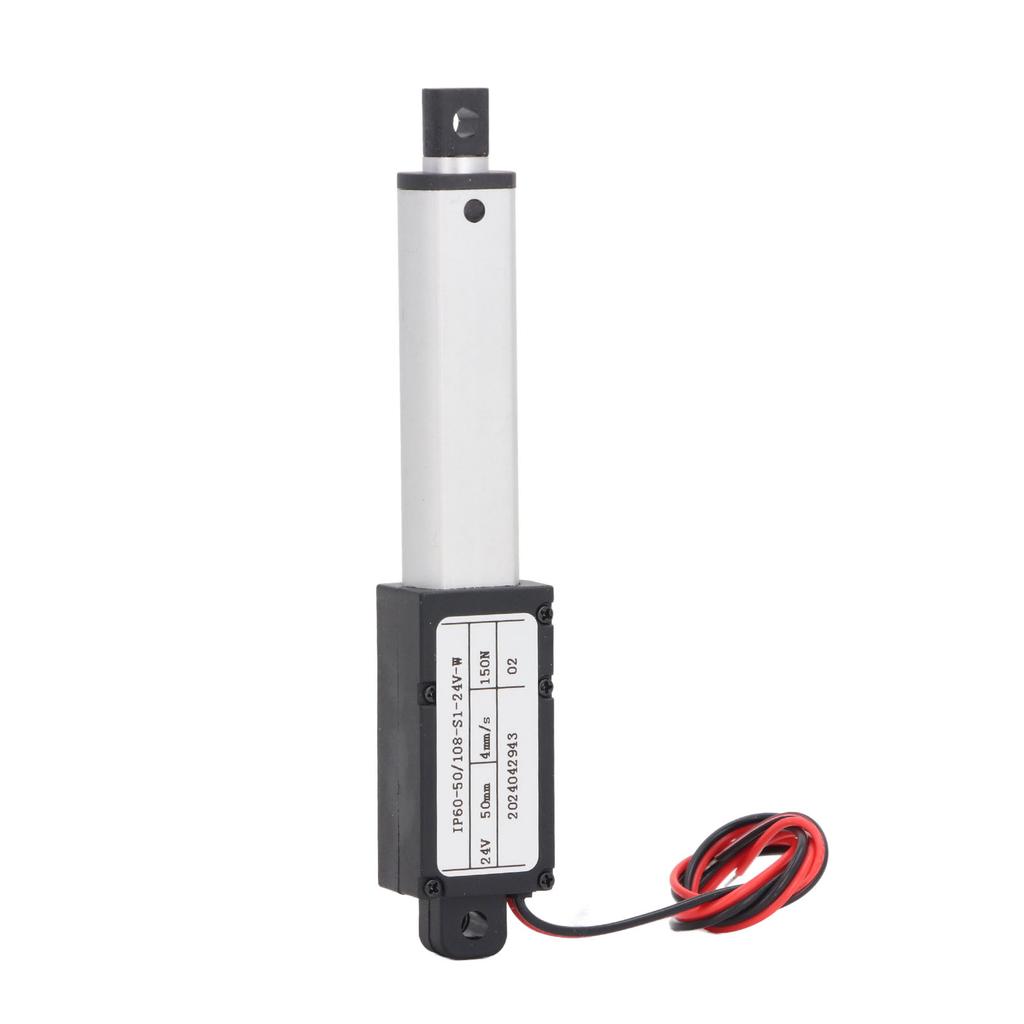 Micro actuator liniar electric Mini actuator telescopic de mișcare mică 150N 50mm cursă DC24V 4mms
