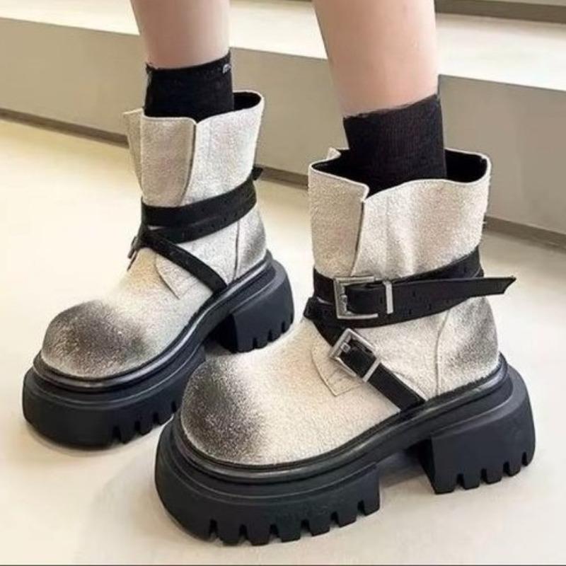 Fashion Ankle Boots Women Platform Chunky Shoes Winter New Sport Shoes Fashion 2025 Trend Woman Sneakers Walking Botas Mujer Zapatos