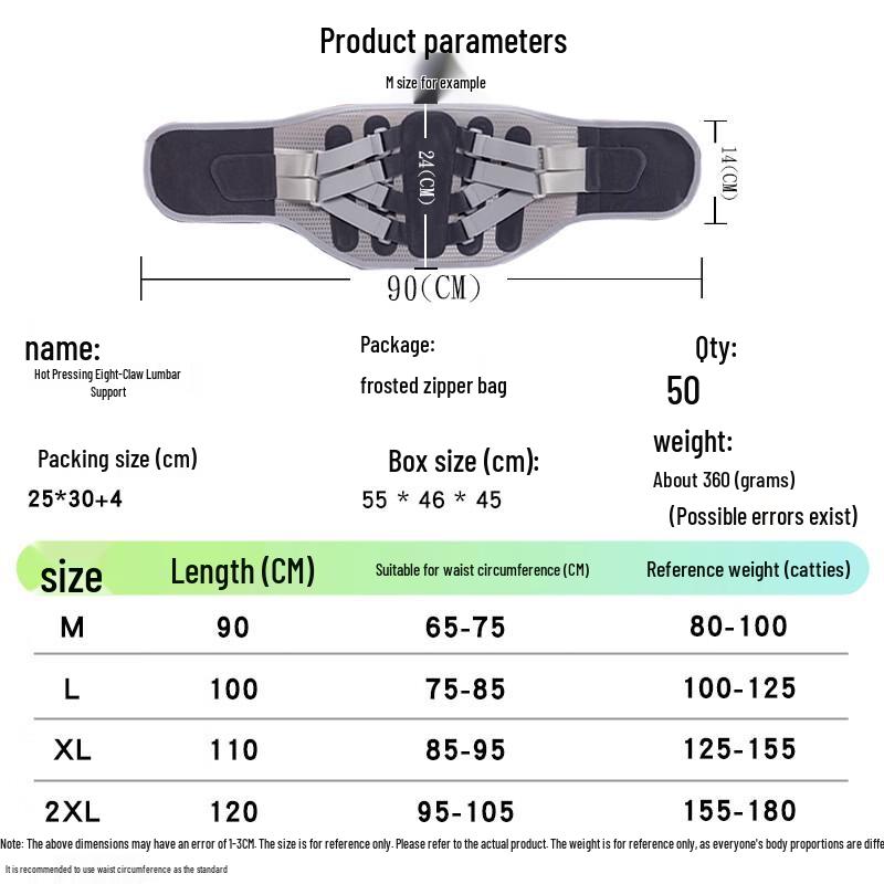 OLOEY Unisex Lumbar Support Waist Belt