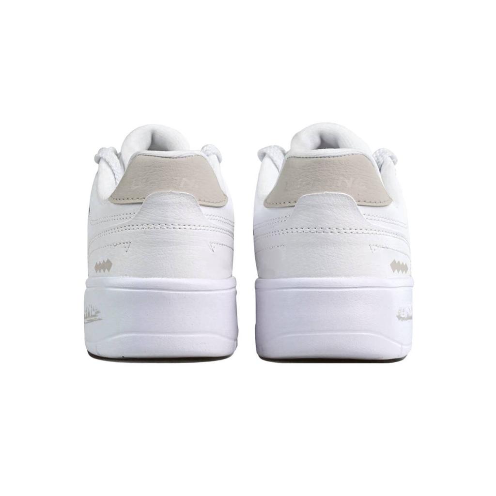 Li Ning Sycee Synthetikleder Dämpfung Niedrig geschnitten Skateboard-Schuhe Herren Weiß Gelb AGCT339-6(Team1538-)