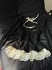 Autumn Korean Y2k Vintage Fake 2 Piece Set Women Elegant Long Sleeve Design Tops Harajuku Female Casual Lace 2000s Chic T-Shirt