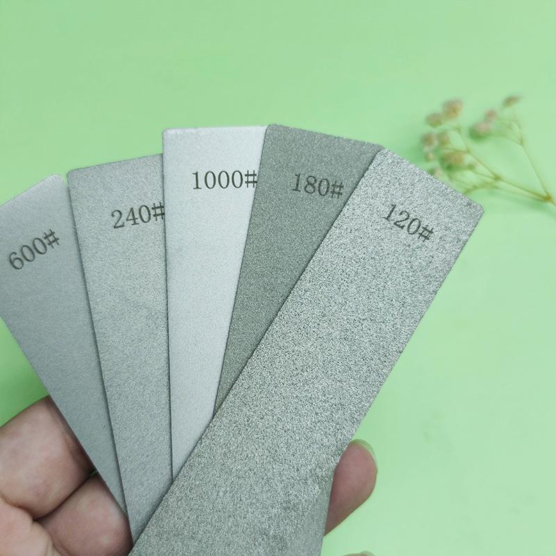 2pcs Set Diamond Stone No Base Bar Used Knife Sharpener Diamond Whetstone Grinding Stone Sharpening Stone Bars