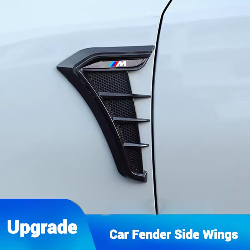 High quality 2PC Car Styling Emblem Sticker Flank Fender For BMW M Sport M2 M3 M4 M5 M6 E46 E90 E60 F10 F30 E39 E36 F20 E87 X3 EH9