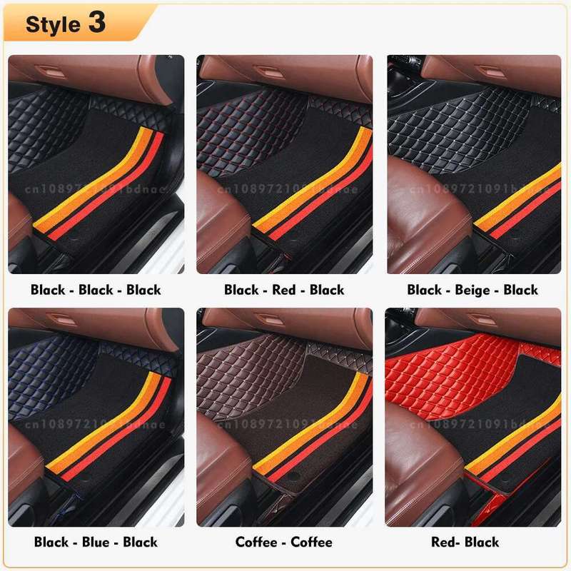 For Jetour T2 2024 2025 Double Layer Car Floor Mats Auto Foot Pads Carpet Cover Interior Accessories