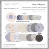 Retro Round Paper Pieces: Versatile Light Color Series for DIY Decoration