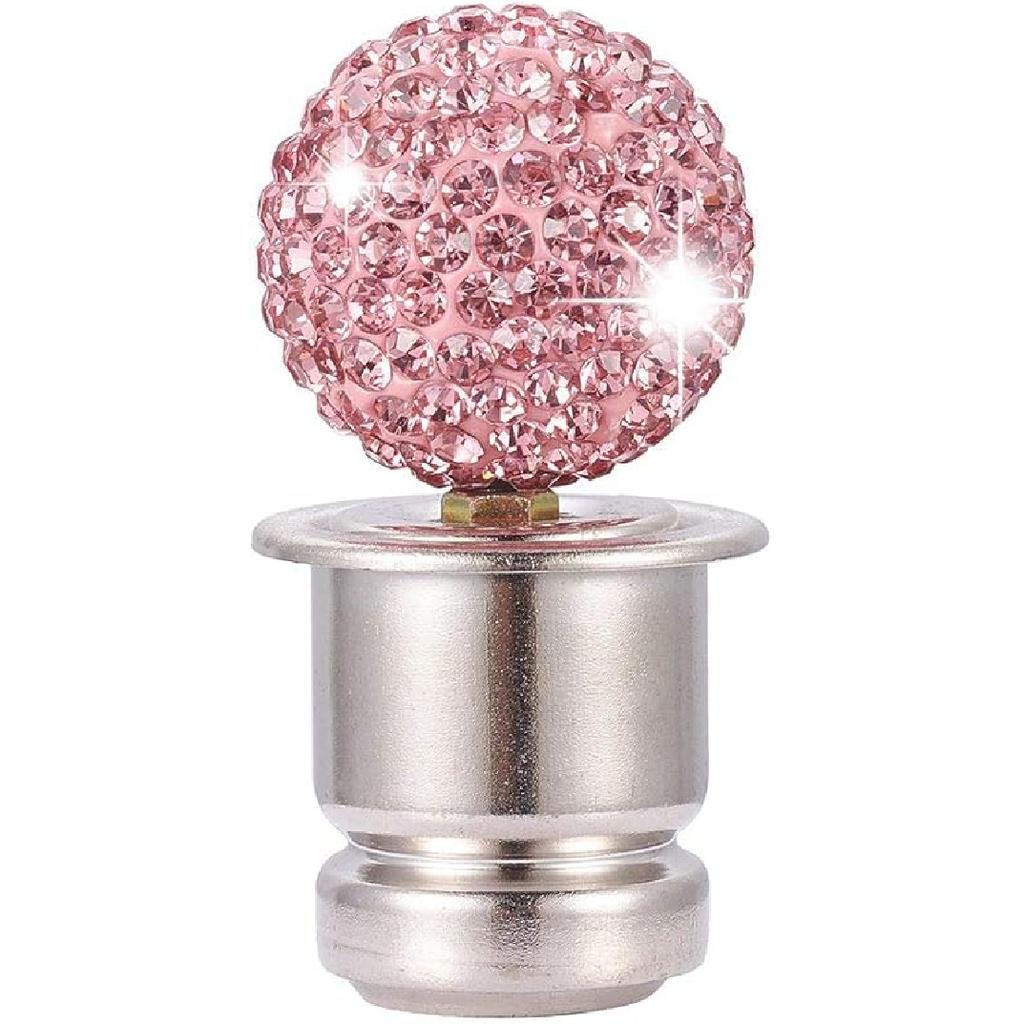 Colorful Crystal Car Bling Rhinestone Car igarette 12V, Fits Most Vehicles