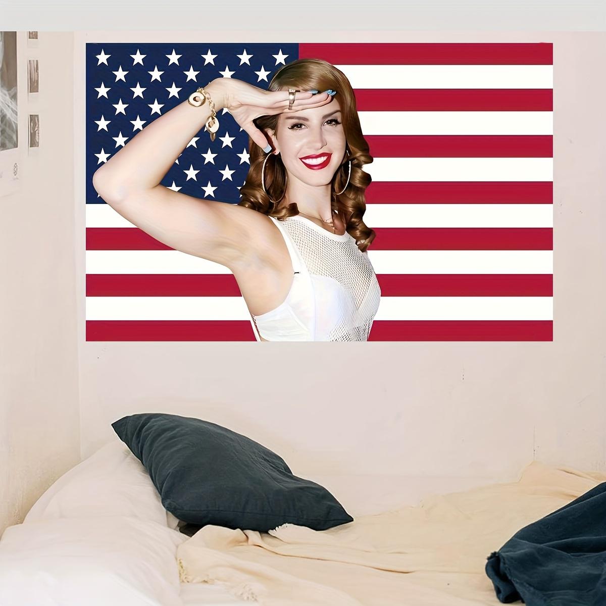 

American Flag Tapestry IndoorOutdoor Decor Suitable for Bedroom Living Room Dormitory No Power Required 74x94cm(29x37in)