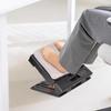 Adjustable or Home Use 4-Height Footrest, Foldable, Under-Desk, Office, Work, Car, (Light Gray)
