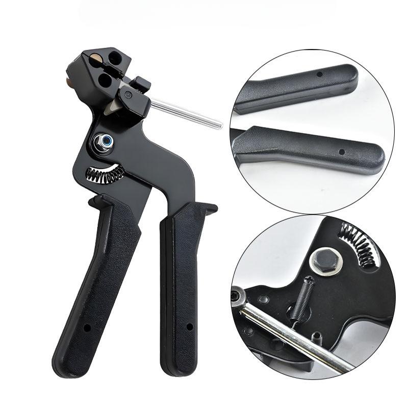 1PC Stainless Steel Cable Tie Tightener Pliers Self-locking Cable Tie Baler Stainless Steel Cable Tie Cutting